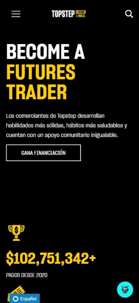 Top Step Account TOPSTEP: CUENTA de trading FONDEADA