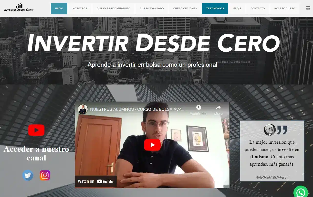 invertir desde cero