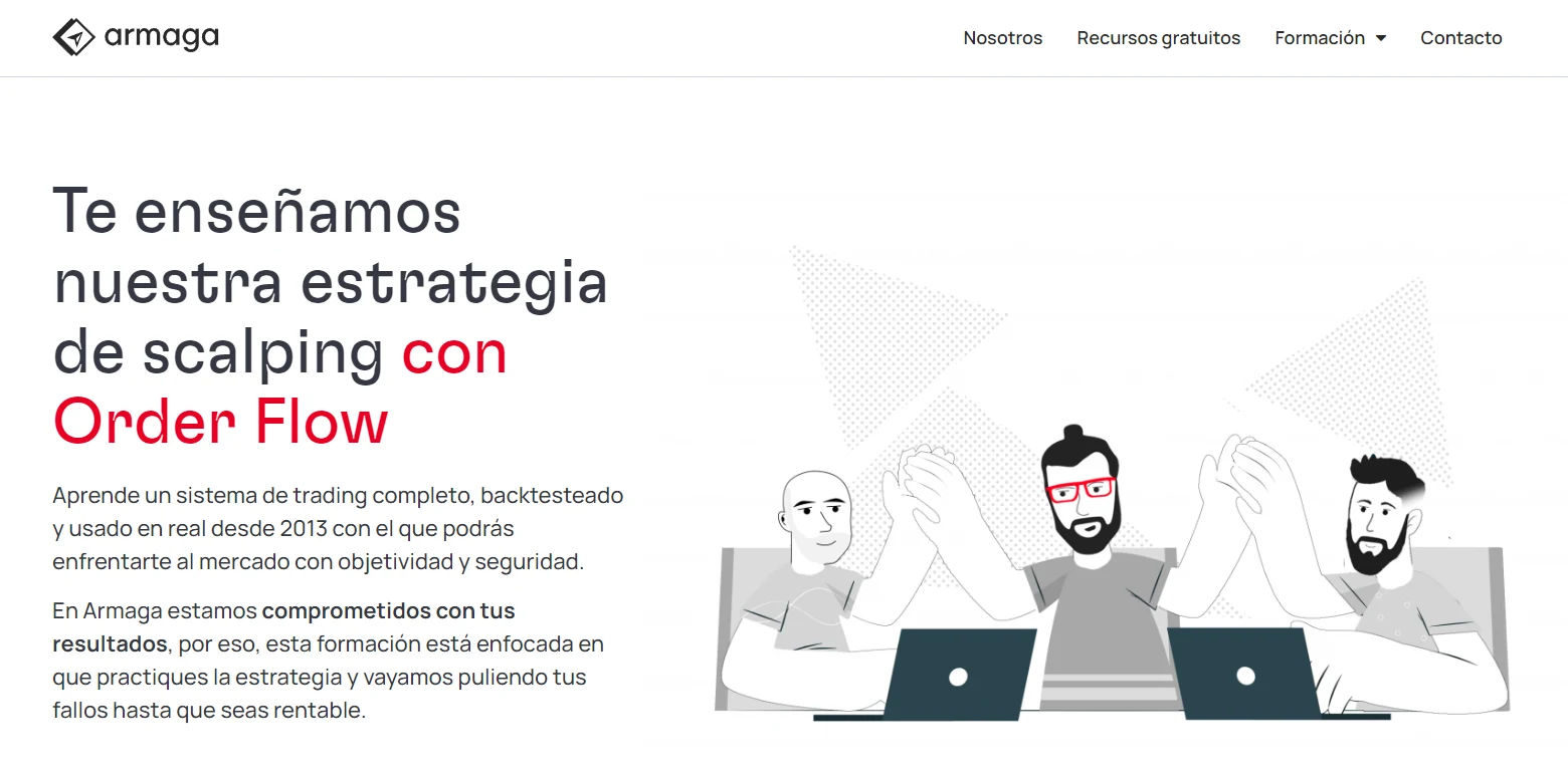 curso de trading con Order Flow Armaga
