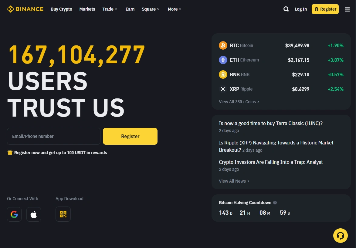 mejores exchanges de criptomonedas: Binance